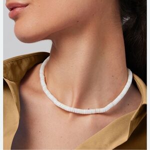 Jenny Bird White Odette Collar Shell Necklace